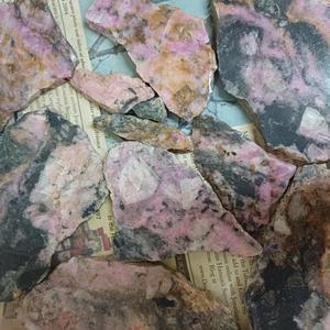 Tranches polies de calcite cobaltée, pierres précieuses naturelles roses et violettes, lot en vrac de cristaux en vrac pour la vente en gros - Product Image 1