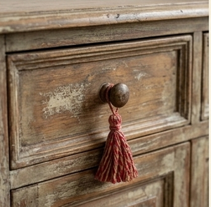 Coussin décoratif d'appoint pour salon avec pompons - Product Image 3