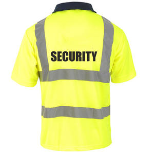 Camisetas Polo de Alta Visibilidad, Reflectantes, Transpirables, de Verano, de Alta Calidad, con Contraste de Color Naranja de Seguridad, Manga Corta, Lisas - Product Image 5