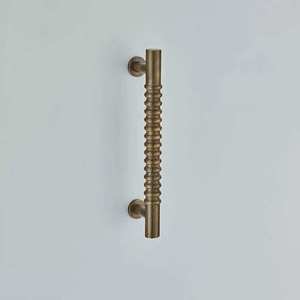 Poignée en laiton Milan Curve Pull, poignée de porte Romalie, poignée Florence Grip, poignée en laiton style Vienne, poignée de porte Paris Curve - Product Image 5