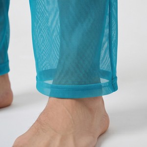 Pantalon en maille transparente pour homme, sexy, léger, respirant, taille élastique, décontracté, pour l'été - Product Image 3