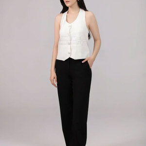 Hauts décontractés pour femmes, design personnalisé, usage extérieur, couleur unie, confortables, 100 % coton respirant, écologiques, simples et élégants - Product Image 1