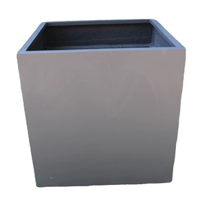 Macetas de Jardín Modernas y Lujosas KNT, Nuevas y Más Vendidas, de FRP Marrón Irrompible, Ligeras, con Acabado Rústico - Product Image 1