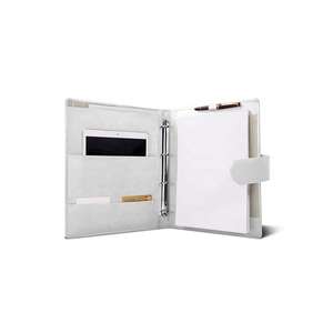 Profesionales en la Venta de Libretas de Anillas de Cuero PU de Tapa Dura, Calidad Estándar, Duraderas, con Bolsillo para Bloc de Notas, Precios Competitivos al por Mayor - Product Image 1