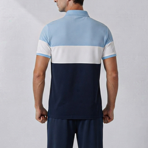 เสื้อโปโลแขนสั้นไซส์ใหญ่คุณภาพพรีเมียมสำหรับผู้ชาย ระบายอากาศได้ดี รับผลิตตามสั่งพร้อมโลโก้และสีที่ต้องการ - Product Image 5