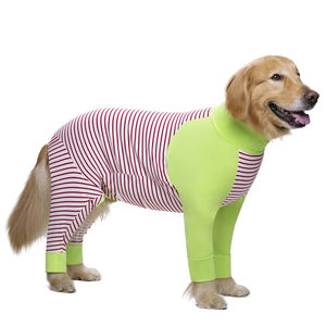 Sweat-shirts à manches longues pour chiens, coupe ajustée, fabriqués professionnellement, col rond, avec manches raglan et motif rayé, collection 2026 - Product Image 3