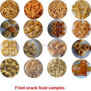 Sistema Automático de Producción de Snacks Inflados Fritos, Fritura Directa Sin Necesidad de Secado, Máquina Extrusora Automática de Alimentos - Product Image 6