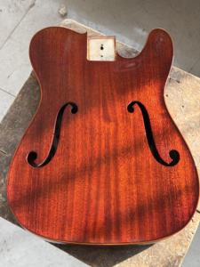 Kit <span class=keywords><strong>de</strong></span> <span class=keywords><strong>guitare</strong></span> jazz archtop artisanal avec table en épicéa, <span class=keywords><strong>corps</strong></span> creux en érable sculpté, manche en acajou et touche en ébène, <span class=keywords><strong>guitare</strong></span> électrique pour professionnels - Product Image 3