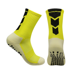 Men's Breathable Color-Block Athletic Crew <b>Socks</b> Men's Nylon Soccer Anti-Slip <b>Grip</b> <b>Socks</b> Adult Size Football Sports <b>Socks</b> - Product Image 5