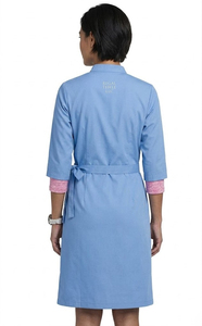 Bata de Enfermería para Hospital, Bata de Trabajo de Manga Larga con Logotipo Personalizado, Bata Médica de Enfermería - Product Image 2