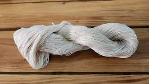 Hilo de Seda de Morera Cruda Grado 6A, Fibra Continua de Seda Natural Blanca para Tejido y Bordado de Lujo - Product Image 3