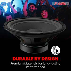 Altavoz Subwoofer PA DJ de 10 Pulgadas, 600W, 5 Núcleos, 8 Ohmios, Bajos Profundos, Repuesto de Audio - Product Image 6