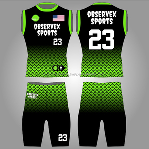 7v7 Uniform <b>Compression</b> Fit 7on7 Uniform Team Name and Number Customize Flag Football Uniforms - Product Image 1