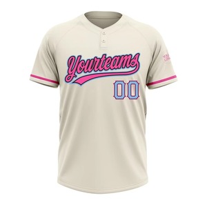 Yourteams <b>Baseball</b> Jersey Short Sleeve Sublimated Print Moisture Wicking Polyester Unisex Regular Fit All Seasons Team Apparel - Product Image 1