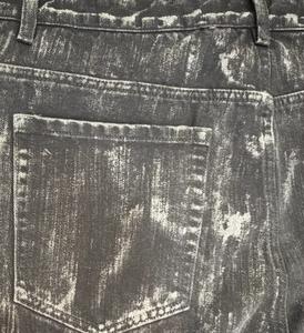Pantalones Vaqueros Personalizados de Cintura Alta, Estilo Vintage, Desgastados, 100% Algodón, Estilo Urbano, con Bolsillos Convertibles, Estilo Cargo, Lavado Desgastado, para Hombre - Product Image 6