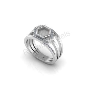 แหวนของขวัญแต่งงานชั้นดีทำจากเงินสเตอร์ลิง925สุดหรูเครื่องประดับงานปาร์ตี้คุณภาพสูงพร้อมหินนมที่ใช้เป็นเครื่องประดับ - Product Image 6