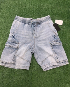 Shorts en jean décontractés pour hommes, coupe ample, en coton de haute qualité, style streetwear, service OEM, mode, durables, pour l'été - Product Image 1