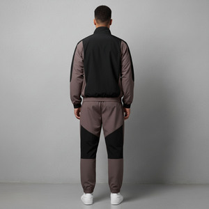 New arrival Men's Color Windbreaker <b>Tracksuit</b> Full Zipper Sporty Jacket With Side Pockets Breathable <b>Polyester</b> Autumn Wear - Product Image 5