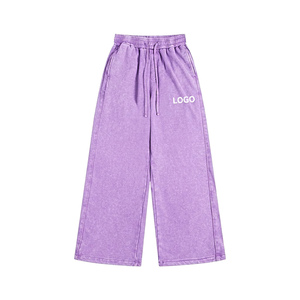 Pantalones Deportivos Extra Grandes para Hombre, Personalizados, 320 GSM, 100% Algodón, Lavado Vintage, con Diseño Impreso, Estilo Urbano - Product Image 1