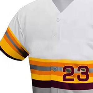 Uniforme de Béisbol Deportivo para Exteriores, 100% Poliéster, Alta Calidad, Ligero, con el Mejor Diseño - Product Image 4