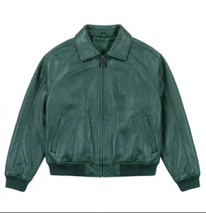 Winter Men's Leather <b>Jacket</b> Solid Color PU Coat Motorcycle <b>Jacket</b> Plush Men's <b>Jacket</b> - Product Image 1