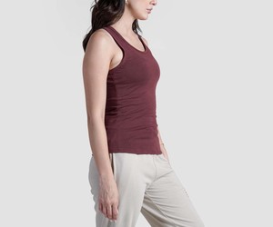 Fabricante de Pakistán, Top Deportivo sin Mangas Personalizado para Mujer, Estilo Minimalista Urbano, Personalizable OEM - Product Image 3