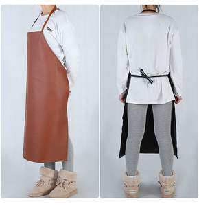 Delantal de Cuero PU sin Mangas, Resistente al Agua y al Aceite, Diseño Extralargo, Uso Térmico, Antidesgarros, Venta al por Mayor - Product Image 6