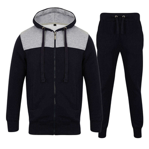 Survêtement décontracté 2-en-1 pour homme, coupe régulière, en polyester/coton, respirant et léger, idéal pour l'automne – Nouvelle collection très prisée - Product Image 1