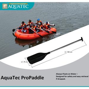 HAUTE QUALITÉ! Pagaie pour kayak avec poignée en T - Dotée d'un manche en aluminium robuste et d'une poignée ergonomique confortable en HDPE - Product Image 3