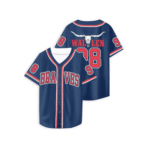 Baseball Shirt Men Fan <b>Tshirt</b> V Neck Country Vintage Jersey Button Short Sleeve Breathable Quick Dry <b>Polyester</b>/Cotton Heat - Product Image 5