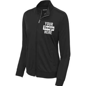 Chaquetas de chándal Tricot con texto y nombre de logotipo de diseño personalizado para mujer 2025, chaquetas de mujer personalizadas de - Product Image 2