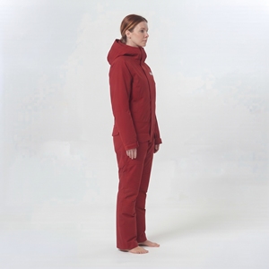 <b>Women</b>’s Waterproof <b>Ski</b> Jumpsuit <b>One</b> <b>Piece</b> Winter Snow <b>Suit</b> Detachable Hood Elastic Waist Outdoor Wear - Product Image 4