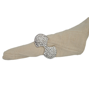 Porte-serviettes de table élégant pour les décors de table de salle à manger fête de mariage et hôtels vaisselle Design ronds de serviette avec logo personnalisé - Product Image 5