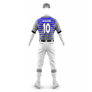 Dernier design, vente chaude, uniforme de baseball, fabricant, service OEM, uniforme de joueur de club, nom et numéros imprimés, uniforme de softball - Product Image 3