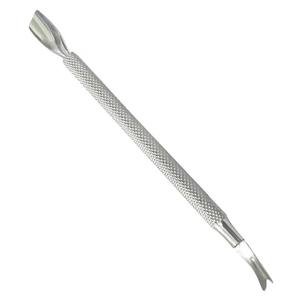 อุปกรณ์ทำเล็บแบบใช้ซ้ำได้สองแบบ ทำจากสแตนเลส สำหรับดันหนังกำพร้า ทำความสะอาดเล็บ ขจัดเจลขัดเงา และเซลล์ผิวที่ตายแล้ว - Product Image 6