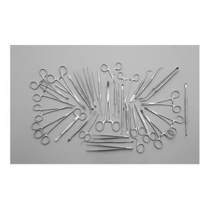 Juego de 38 Instrumentos Quirúrgicos Dérmicos Básicos de Acero Inoxidable, Fuente de Alimentación Manual, Instrumentos Quirúrgicos Afilados Clase I - Product Image 1