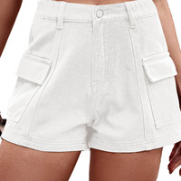 Shorts en jean décontractés taille haute pour femmes, personnalisables OEM/ODM, en coton premium, vente en gros, vêtements de mode, fournisseur de marques privées