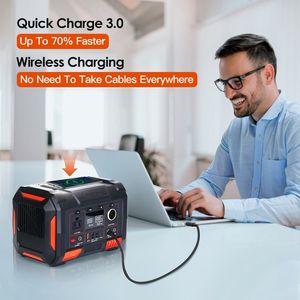 Stazione di Alimentazione Portatile 300W, Batteria di Accumulo Energetico 70200mAh, Generatore Solare AC per Auto, Campeggio, Viaggi ed Emergenze - Product Image 2