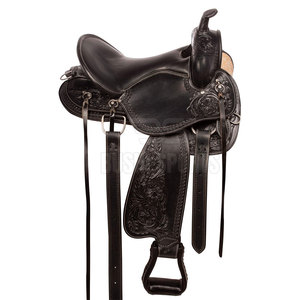 Selle de cheval d'extérieur haut de gamme avec rembourrage ergonomique et confortable pour les séances d'équitation quotidiennes - Product Image 3