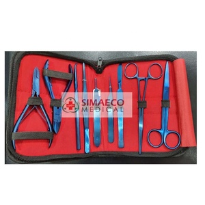 Fragging Outils Kit de 9 PIÈCES Titane Enduit Bleu Couleur - Product Image 1