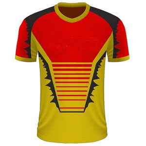 Camiseta Deportiva Personalizada con Estampado Colorblock para Hombre, Manga Corta, Sublimación, Logotipo del Equipo Personalizado, Jersey de Poliéster Transpirable de Secado Rápido - Product Image 1
