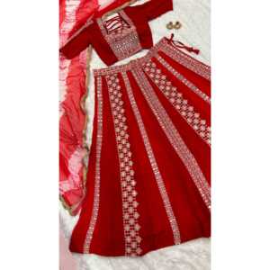 Vestidos de noche elegantes para fiesta de noche Lehenga Choli Cotton Thread & Sequence Work - Product Image 6