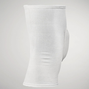Genouillère en néoprène blanc tricoté, respirante, absorption des chocs, fermeture auto-agrippante, protection, à enfiler, unisexe, toutes saisons, volleyball - Product Image 2