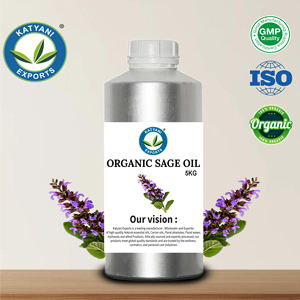 Huile essentielle de sauge certifiée USDA Organic 100% pure et naturelle, distillée à la vapeur, pour la formule de cosmétiques et de soins personnels, Inde - Product Image 5