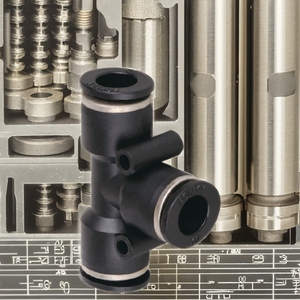 DFK EPE10 Conector de unión en T neumática Accesorios de tubo de aire esenciales para piezas neumáticas - Product Image 4