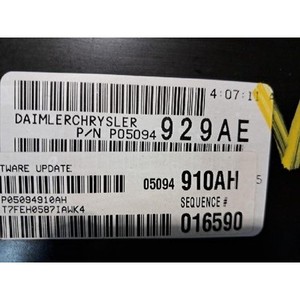 300 ECU y Módulos de Computación Usados P05094929AE - Product Image 6