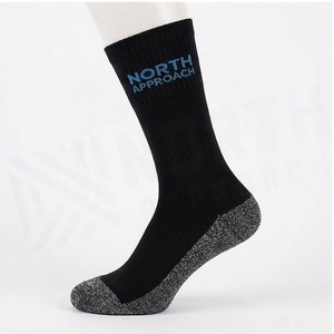 North Face Athletic Knee High <b>Socks</b> Black Breathable <b>Running</b> for Adults Summer - Product Image 3