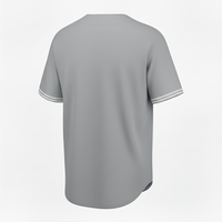 Último Modelo de Camiseta de Béisbol Personalizada de Alta Calidad, MOQ Bajo, Nuevo Diseño, Bordado Tackle Twill, Camiseta de Softbol con Botones, Venta al Por Mayor