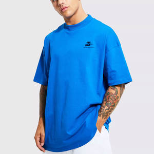 Chemise ample unie pour homme à épaules tombantes, coupe décontractée, tissu doux, style streetwear, idéale pour l'été - Product Image 1