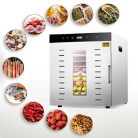 12 Laag Roestvrijstalen Huishoudelijke Voedsel Dehydrator Droge Fruitmachine Voor Oranje Citroen Pitaya Apple Dehydrator